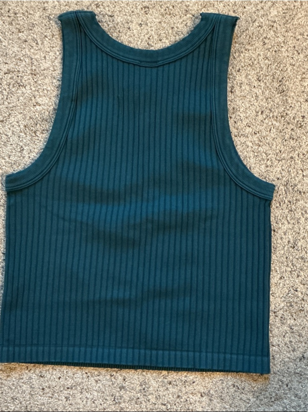 New Bundle of Nikibiki Ribbed Tank Tops ~ Teal, Sage, Brown - Picture 5 of 5